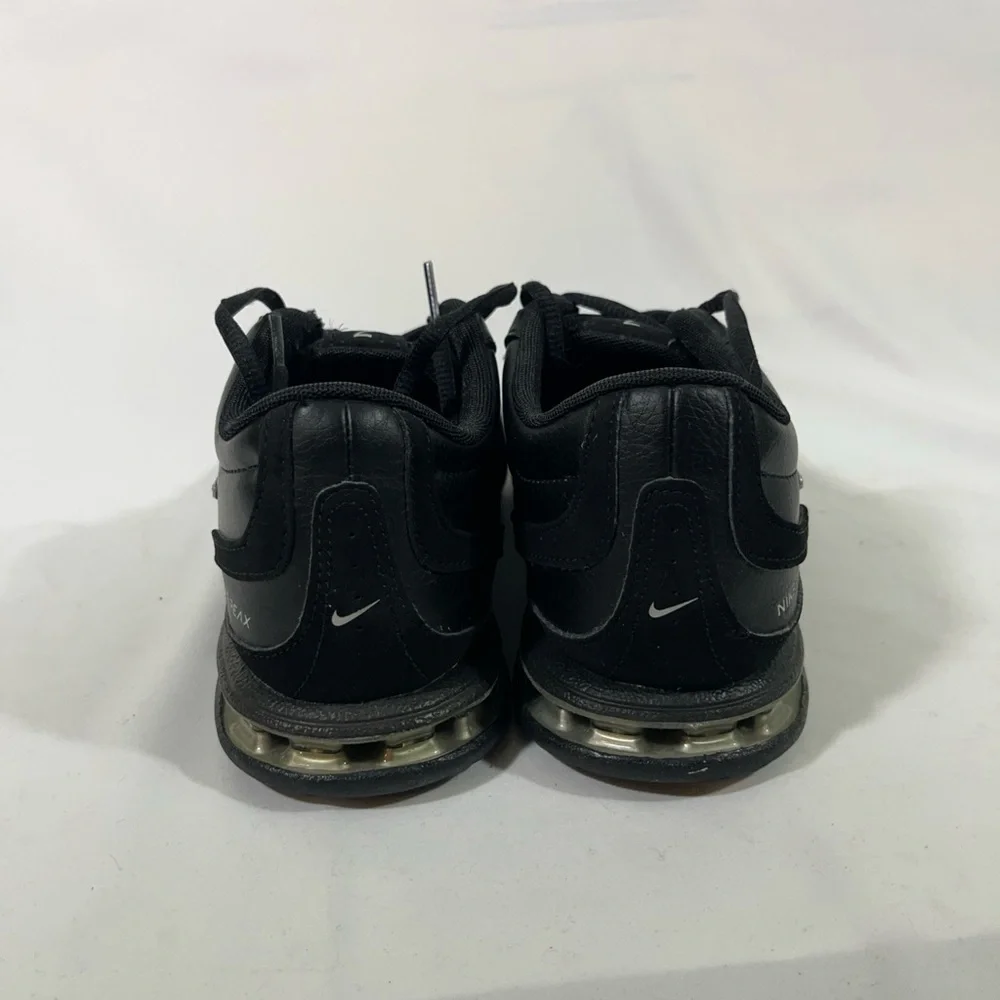 NIKE REAX TR‎ III SL CROSS TRAINER NEWSPRINT 333765-001 MENS 7.5 BLACK PREOWNED